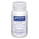 纯封装 5-HTP 50 mg → 5-Hydroxytryptophan 大脑、睡眠、饮食行为和血清素支持补充剂 * 60 Capsules