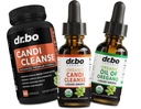 Candi Cleanse & Oregano 油滴 - Oregano 有机油滴液体和黑胡桃 Wormwood - 超强生长平衡综合体,天然口服Gut Cleaner Detox 健康补充剂 Capsules