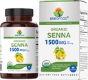 Brieofood Organization Senna 1500mg, 45 services, Vegetarian, Gluten Free, 90 植物药片