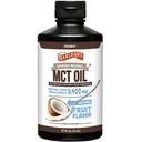 Barlean的MCT石油补充品,为Keto Coffee的椰子火焰,乳化的Creamy液体糖浆,配有5,400mg的基于工厂的MCT's 支持能源,焦点与健康,16 oz