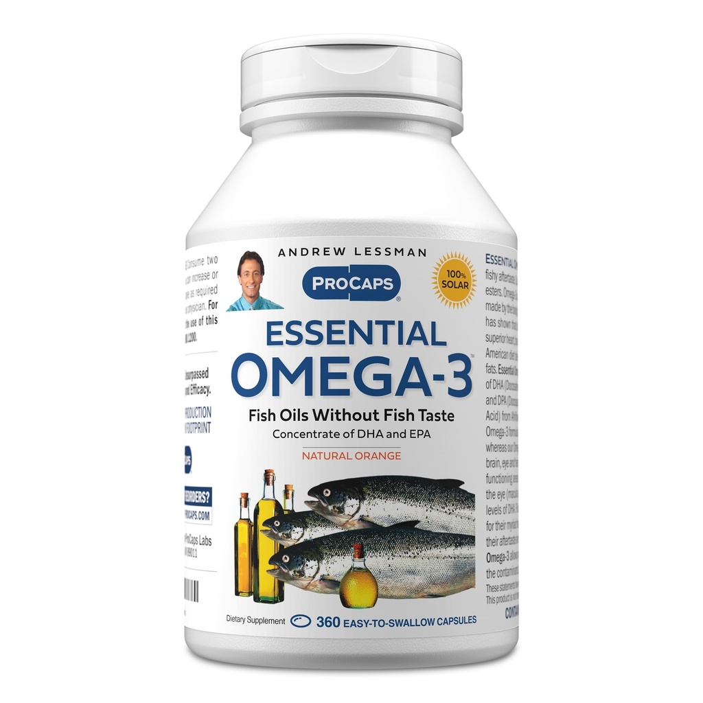 (原始内容存档于2017-03-09). Andrew Lessman Requious Omega-3 Orange - 360 Softgels - Ultra-Pure, High Potency Omega-3 Oils. 高DHA,无胃肿,无污染物,无水星. 小容易吞软胶