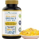 Omega 3 Fish Oil Supplement – 2000 mg with EPA DHA & Vitamin E – Burpless, Triple Powers for Men & Women – 120 Easy Swallow Softgels 互联网档案馆的存檔,存档日期2013-03-02.