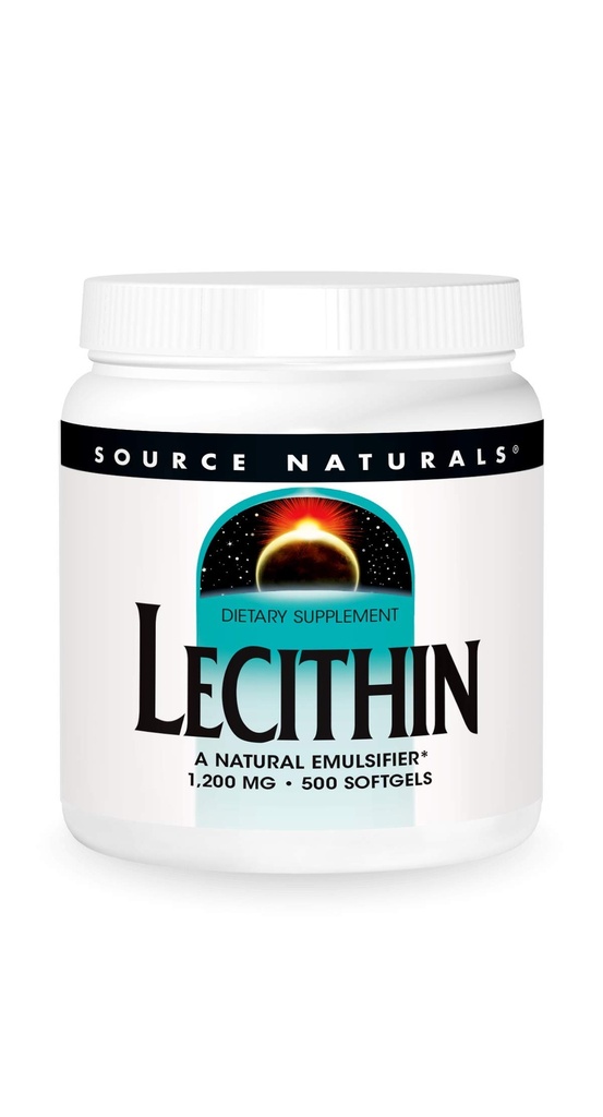 来源 天然 Lecithin 1200毫克,天然乳化剂-500软胶