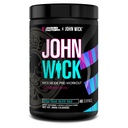Jacked Factory X John Wick - Wick Mode Pre Workingout Powder - 敏锐的能量,战斗准备焦点,不可阻挡的承诺,以及Sheer Will - 40 services, Baba Yaga Blue Raz