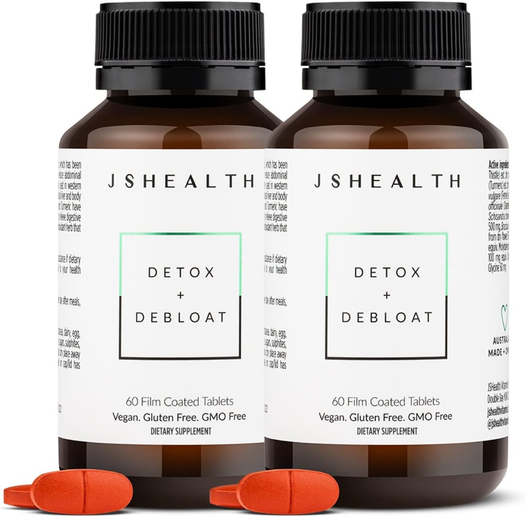 JSHE健康维生素解毒剂和Debloat Liver健康配方
