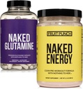 NAKED VAGAN 增强肌肉恢复能力包 水果冲压能量和240 L-Glutanine Capsules, 1000毫克