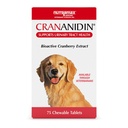 Nutramax 实验室 Crananidin Cranberry 提取尿道切除术对狗健康的补充,75块可切片