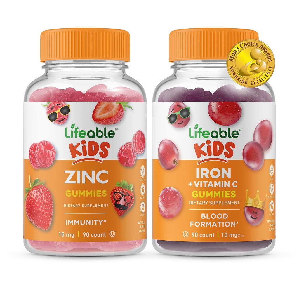 活生生的锌类儿童+铁类和维生素C类儿童,Gummys Bundle - Great Tasting,维生素补充,Gluten Free, GMO Free, Chewable Gummy 配料 维基百科中的相关条目: 维基语录链接:名人名言