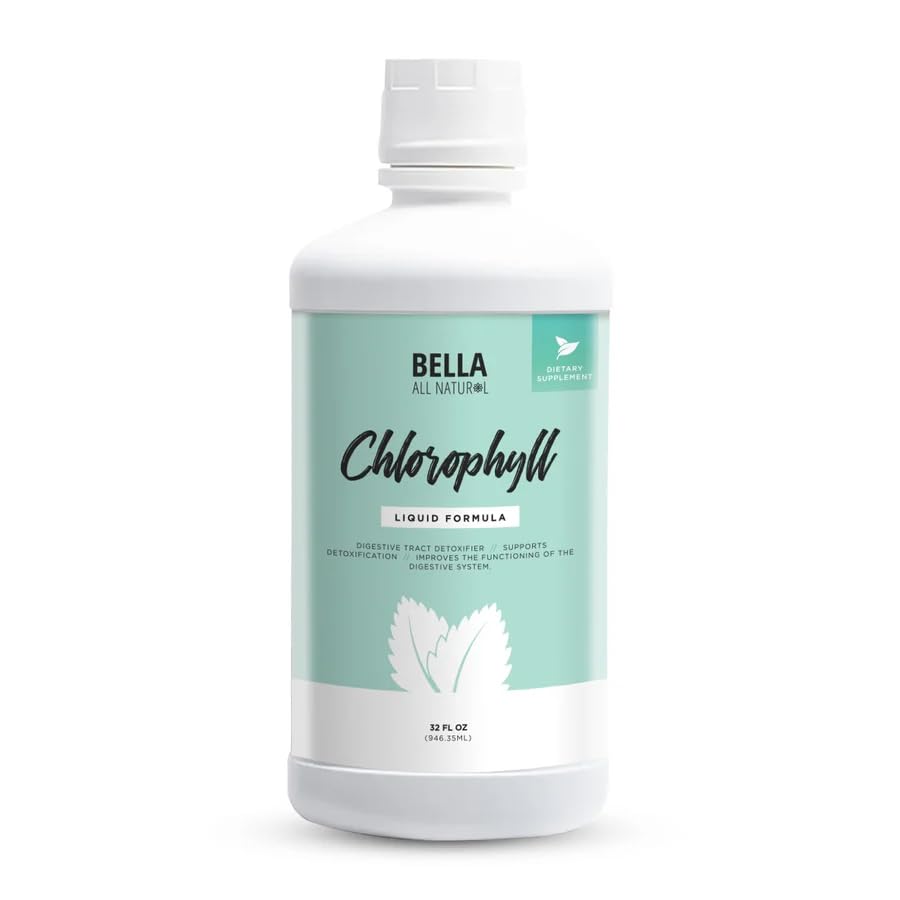 Bella All Natural Liquid Chlorophyll Dropps Anti-Agreed energy 增加能量 激素平衡 抗癌 薄荷氟60ml
