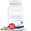 Westin Childs博士 -- -- 甲状腺复位复合体 -- -- 配有Glandulars & Rhodiola(适应剂)的草药支持补充剂,用于压力、Cortisol、Fatigue、Hypothyroid病妇女的能量