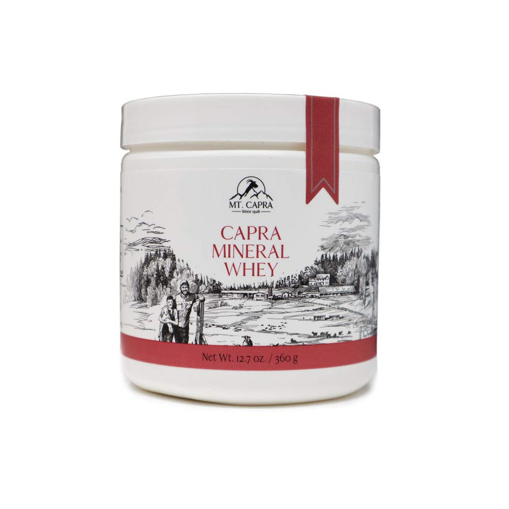Capra Mineral Whey山  Whole A全食品,生物蒸发矿物/电解石粉补充剂,产自山羊牛奶Whey,富含钾,Alkalining  14 14 services - 12.7 oz