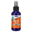 Now Foods Supplies, Silver Sol 10 PPM 配有元素银和去离子化水,液体, 4-Ounce