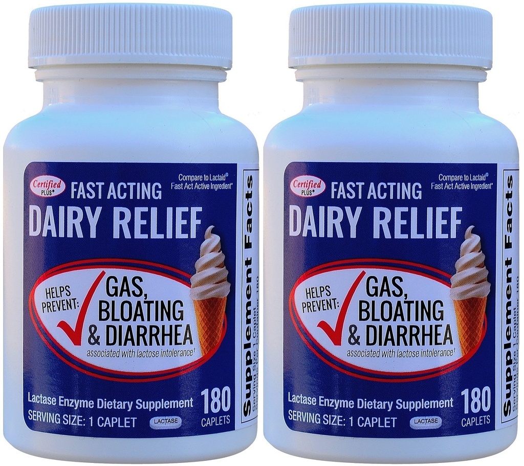 快速代理Lactase 360 Caplets 通用Lactase Fast Act 9000 FCC 单位/ Caplet