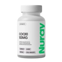 Nuray COQ10 100mg和维生素E Chewable Tables - 快速解析橙色裂纹能量补充 - 支持心脏健康和肝功能 - 60 Counter, Vegetarian, Gluten Free