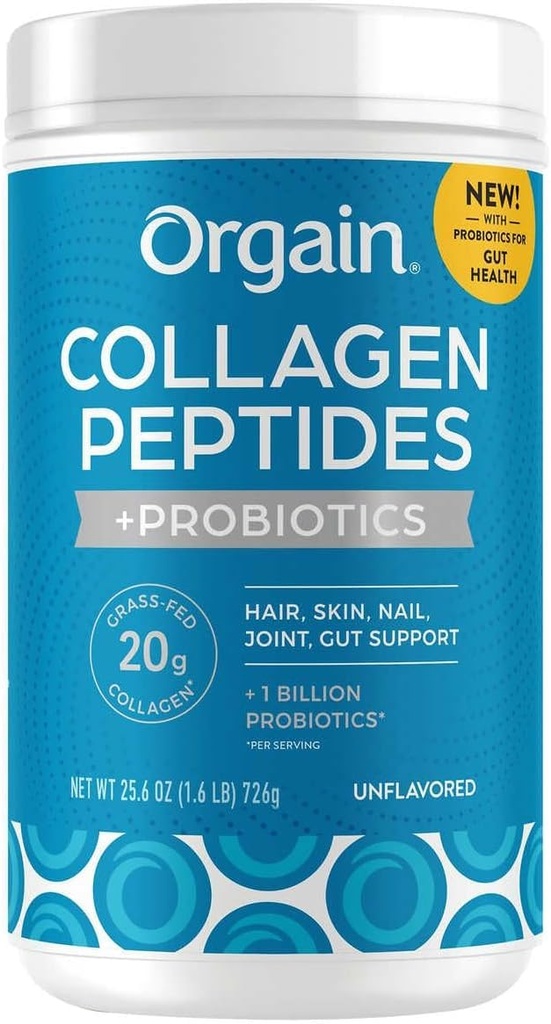 或再加Collagen + Superfoods 含20克草叶Collagen 和维生素C,未味, 25.6 oz