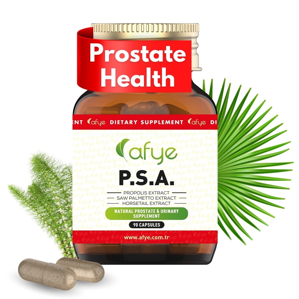 Saw Palmetto 前列腺增殖剂,用于男性前列腺健康,并配有Propolis Excution & 马尾减肥 增强尿液冲锋能力 90 Capsules (Pack of 1)