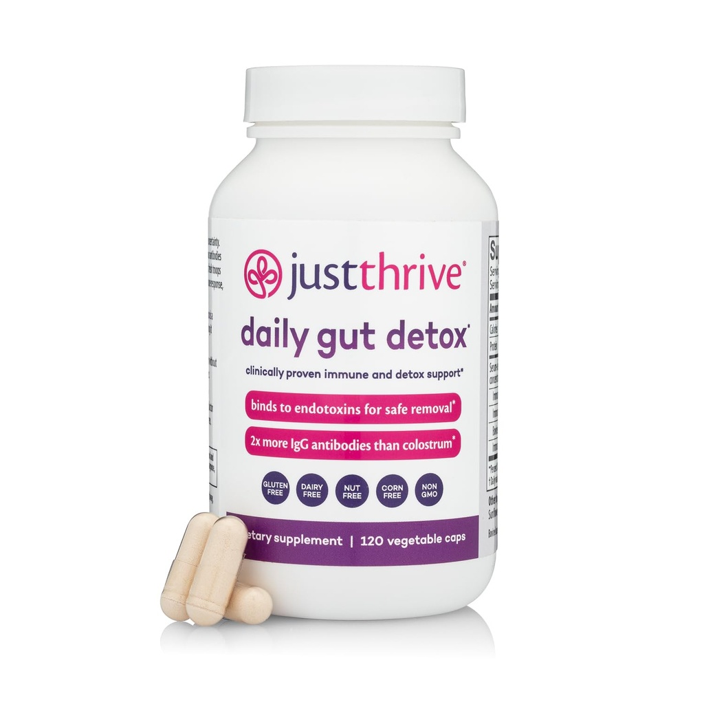 Just Thrive - 终极IgG - 完整的免疫支持补充 - 解毒公式,120个蔬菜罐头