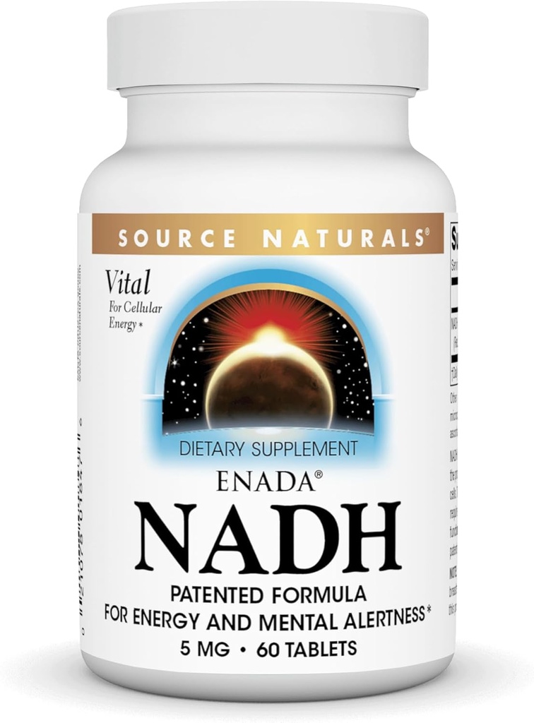 资料来源:Naturals Enada NADH 5毫克,60块平板