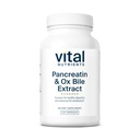 重要营养素 Pancreatin & Ox Bile 提取500mg → 女性和男性的自然消化酶 → 支持蛋白质,脂肪和碳水化合物的消化 → Gluten,乳制品和大豆自由 → 120 Capsules