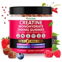 Adndale Creatine Monohydrate Gummys for Men & Women, 5 000mg / service Creatine 增产,配有 Beta-Alanine, L-Citrulline & B12 - 75 Vegan Gummys. 无糖