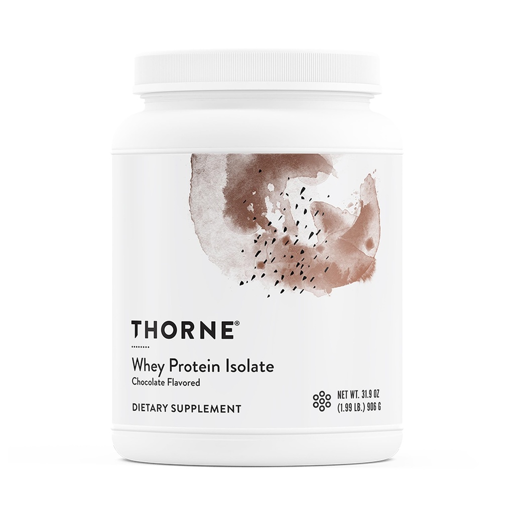 THORNE - Whei蛋白隔离剂 - 平衡氨基酸与BCAAs的简介 - 21克易摘Whei蛋白粉 - NSF 体育认证 - 巧克力 - Gluten & Soy-free - 30 services