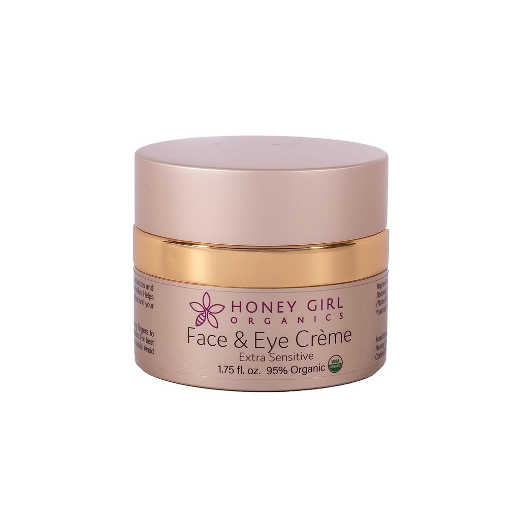 蜜女有机体 外感面部和眼部 Creme, 1.75 流体 Ounce