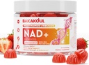 NAD Gummys, NAD 补编 - Liposomal Nicotinamide Riboside, Resveratrol, Quercetin, NAD Nicotinamide Riboside Resveratrol 900mg, NAD+ 男女补编,60古米1包