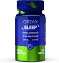ORZAX 睡眠 - Melatonin 5 mg,维生素B6和5-HTP 补充剂 - 成人休息维生素(120片)