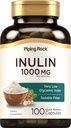 管道岩有机胰岛素 1000 mg → 100 计 低甘油指数 → 可溶性纤维补充 → 非GMO, Gluten Free