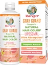 MaryRuth Organis Gray Guard Liposomal, 支持天然发色, 配有铜和泛神酸, 圣巴西尔和传统草药, 维生素E和维生素B 用于整体健康, 年龄 18+, 15.22 Fl oz
