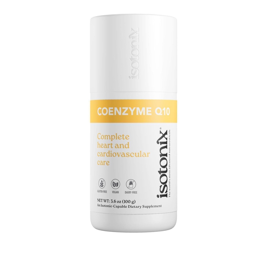 Isotonix Best CoQ10 补充 - 用于心脏健康,能量和抗氧化剂支持的高吸收性Coenzyme Q10 补充 - Ubiquinone CoQ10,维生素Q10 补充,30 服务