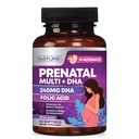 妇女产前维生素 -- -- 多维生素与DHA、叶酸、维生素C、B12、铁和Omega-3 -- -- 孕前、孕期和产后健康成长和脑发育补充剂 -- -- 60种软胶