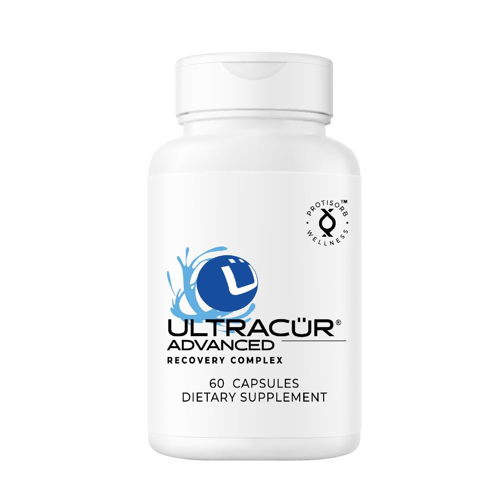 UltraCur 高级联合支助补编,配有高吸附性Crucumin - 超强亲子蛋白液体蛋白脚手架 - 支持机动性和灵活性,配有魔鬼Claw & Boswellia - 60 Capsules