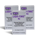 PRN 药用利基-Tinic 4X - 铁和维生素口服营养补充剂 宠物-肝脏-口服营养补充剂 铁和B-复合维生素支持健康 - 2 fl oz (3 Pack)