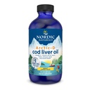 北欧自然-D 北极鳕鱼肝油,柠檬 - 8 oz - 1060 mg 总 Omega-3s + 1000 IU 维生素 D3 - EPA & DHA - 心脏,脑,骨,免疫和泥浆支持 - 非GMO - 48 服务