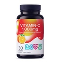 儿童与成年人的维生素C 1000mg Gummys – 抗氧化剂与免疫支持补充 – Vegan 多维明 – 头发,皮肤和钉子 – Non-GMO, Gluten-Free, Gelatin-Free Chewble 1000mg Perervice 30 Ct