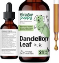 (原始内容存档于2018-09-29). Forever Pupy Dandelion Leaf Drops for Dogs - 大,中,小狗的肾脏健康液体补充剂 - 肾脏清洁除毒剂 Drops w/Dandelion Leaves Tincture - 2 oz