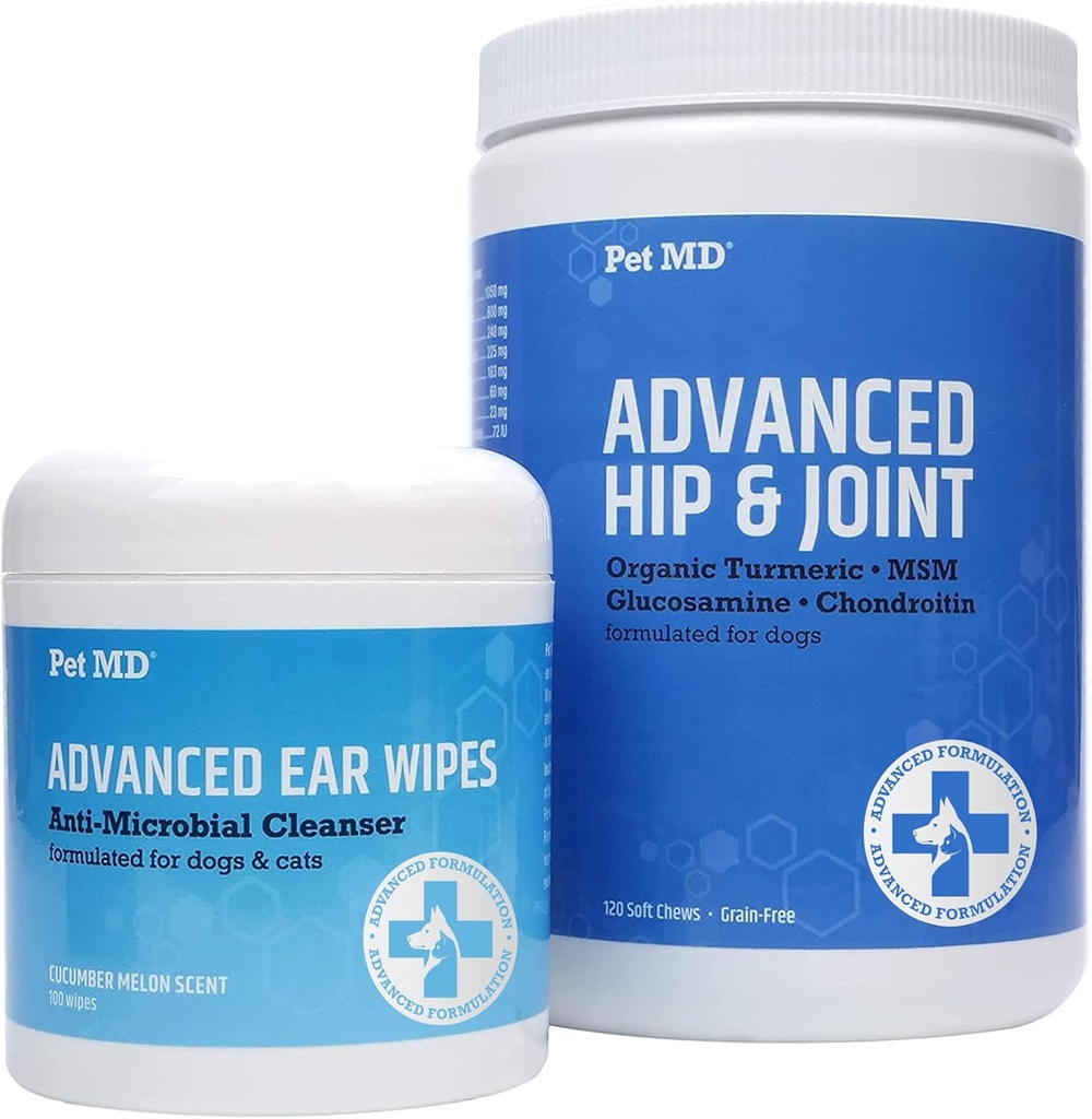 Pet MD 高级耳擦 + 高级 Hip & 联合