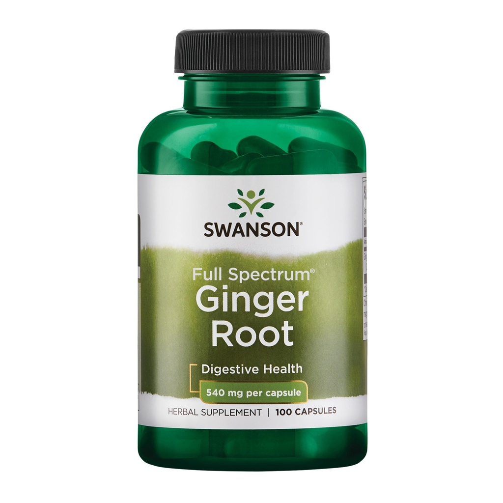 Swanson Premium Brand Ginger 根 540 毫克 100 卡普尔