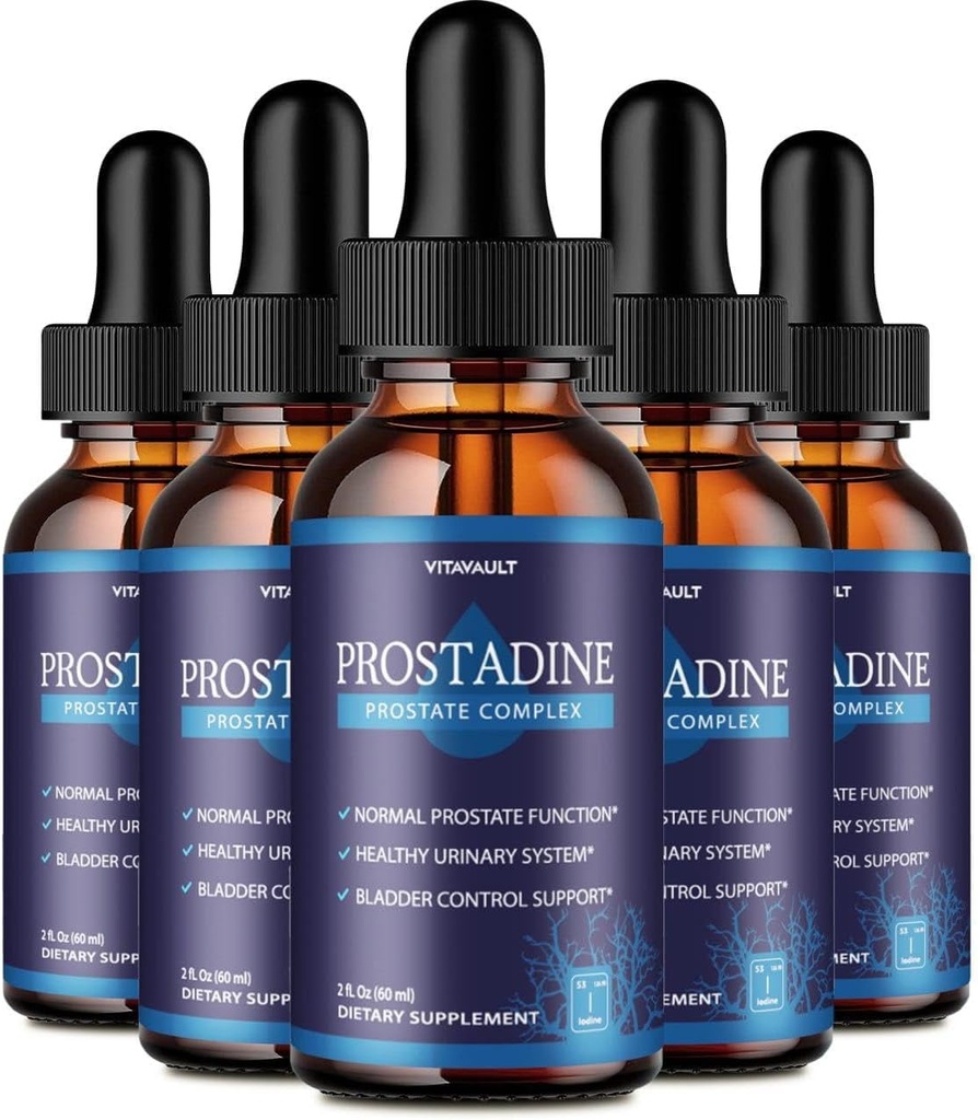 Prostadine, Potent 前列腺支持液滴, 高强度前列腺整体井的Prostadine, 易用液滴形式 (5 Pack)