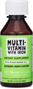 NovaFerrum Delish + Vegan 多维特敏与铁为婴儿,托德勒斯和孩子 + Immune 支持 + 有机植物基 D-3 → Gluten Free → Vegan 认证 + 糖自由 1.69 Fl Oz (50 mL)