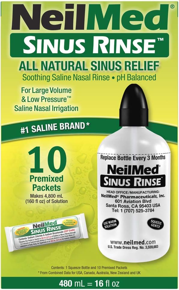 Sinus Rinse 16oz 额外大瓶