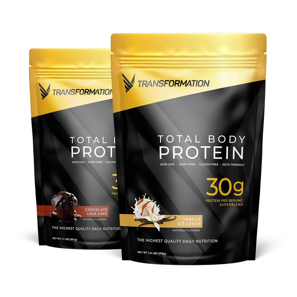 变形巧克力和香草蛋白粉 30G 多蛋白超冰块 | Collagen Peptides, Egg White & Plant Blend → MCT Oil → BCAA 氨基酸 → Probiotics & Ezymes → 低卡布摇摆