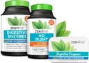 Zenwise健康消化酶,No Bloat, 和自由旅行锡与priobios for Digisive and Gut Health QQ 为男女提供集体救济