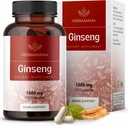 HERBAMMA 韩语 Panax Ginseng Capsules - 1600mg 红金生根 - Vegan,非GMO 韩语 Panax, 100 Caps