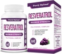纯正优化Resveratrol Supplement 1500mg – 来自日本 Knotweed, Polyphenol Complex – 支持优雅的老龄化,生命力,认知和皮肤健康 – 60 Vegan Capsules