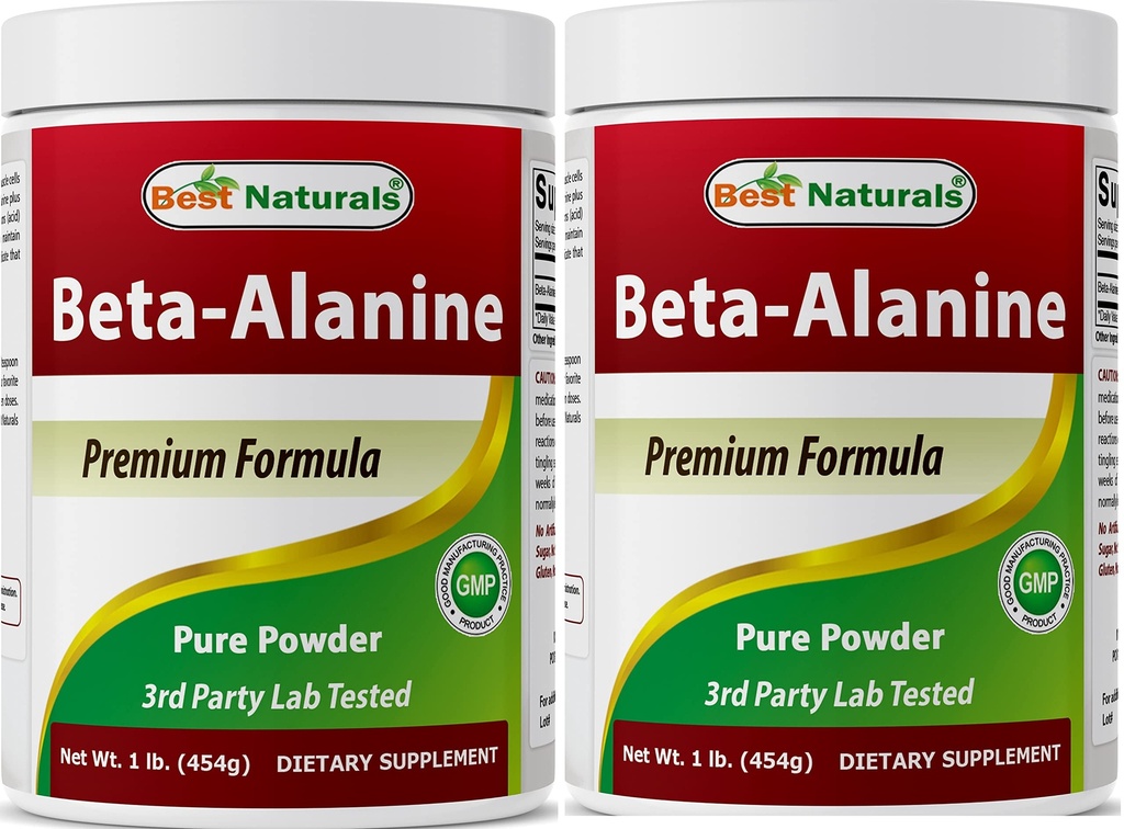 Best Naturals Beta Alanine Pure Powder 1 英镑(1 LB (Pack of 2))