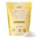 B.rad 超级燃料 - Grass Fed Whey 蛋白质隔离剂 与Creatine QQ Farm-Fresh, Easy-to-Digest, Clean Infriends QX 2 英镑 100% USA Sourced QQ 不受欢迎