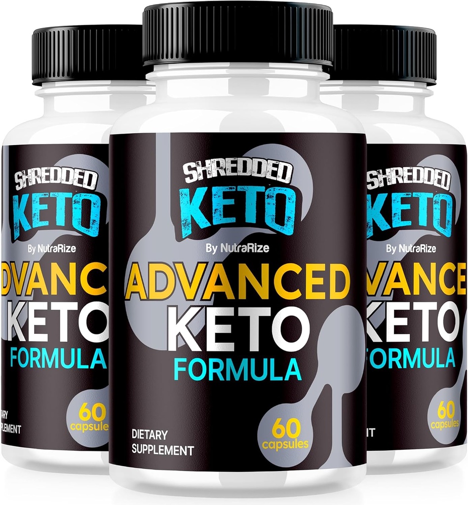 (3 Pack) Shredded Keto Pills, Premium Keto Shred Wight Loss Capsules, All Natural Keto 补充支持健身和身体目标,官方 Shredded Keto Reviews (180 Capsules) (中文(简体) ).
