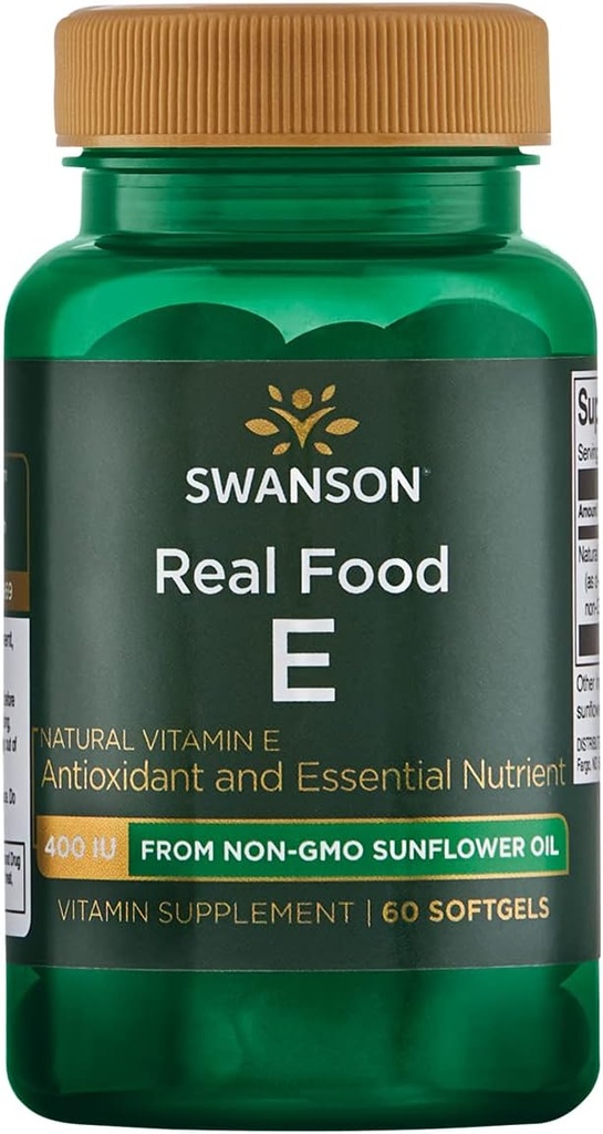 Swanson NAT E-400 真实食品 400IU(268MG) 60S
